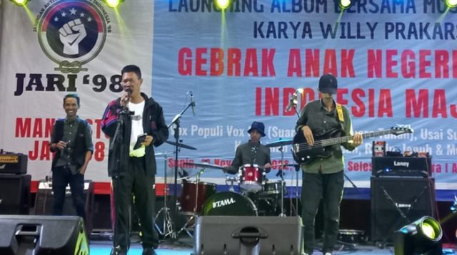Jari 98 Launching Album Gebrak Anak Negeri, Willy Prakarsa: Terinspirasi Pengalaman Pribadi