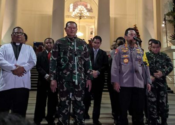 Panglima TNI Jamin Keamanan Masyarakat Bisa Ibadah Natal Dengan Aman