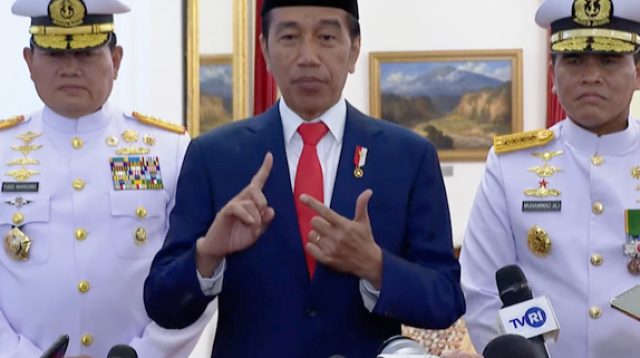 Presiden Jokowi Minta KSAL Muhammad Ali Fokus Kedaulatan Laut RI di Perbatasan