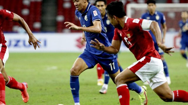 Indonesia vs Thailand di Stadion GBK, Gajah Perang Berhasil Imbangi Indonesia 1-1