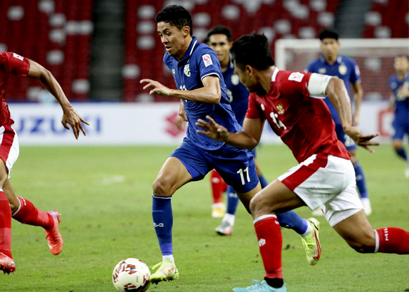 Indonesia vs Thailand di Stadion GBK, Gajah Perang Berhasil Imbangi Indonesia 1-1