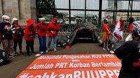 Polemik Pengesahan RUU PPRT, Pendemo: Kami Izin Majikan Dulu untuk Menunggu Mbbak Puan di Gerbang DPR