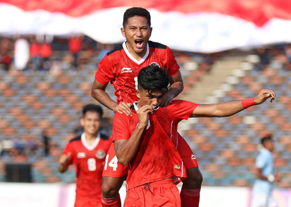 Indonesia vs Myanmar di SEA Games 2023, Garuda Muda Pesta Gol 5-0